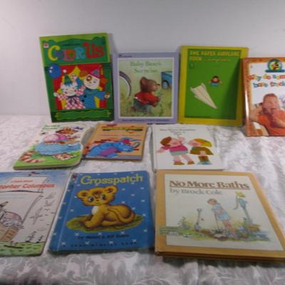 9 children's books, 1 coloring book