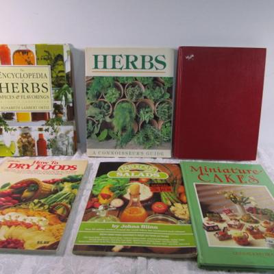 6 cookbooks