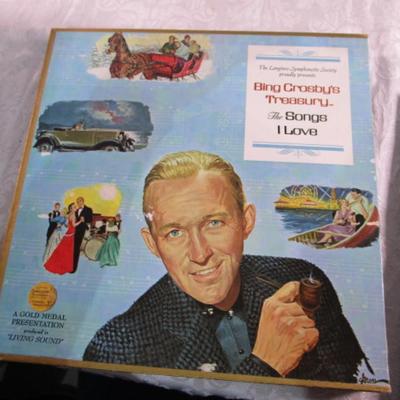 Bing Crosby 's Treasury - The Songs I Love on 6 vinyl LPs
