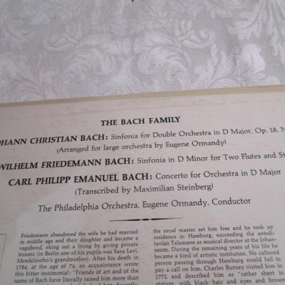 3 vinyl LP classical albums, 1 of which is a 2-record set