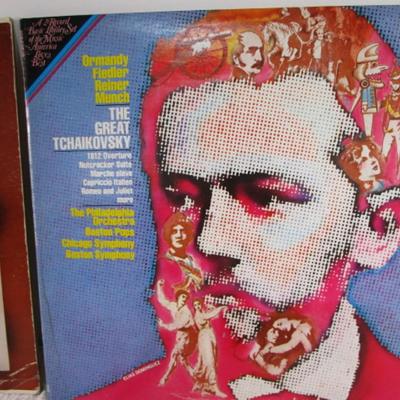 3 vinyl LP classical albums, 1 of which is a 2-record set