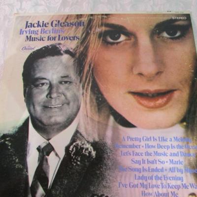 2 Jackie Gleason vinyl LP albums, 1 of which is a set of 2 (3 total records)