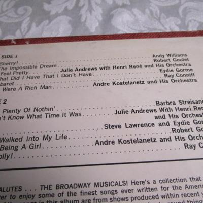 Showtune & movie music 4 vinyl LPs