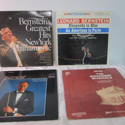 Showtune & movie music 4 vinyl LPs