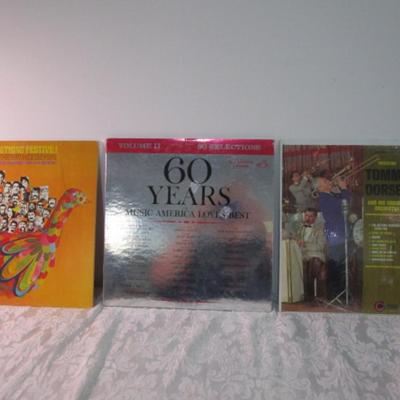 3 vinyl LP albums, 1 of which has 2 records
