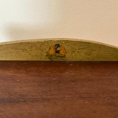 L853 Antique Doll Four Drawer Doll Dresser