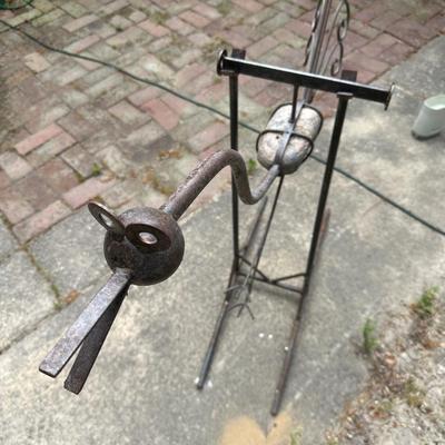 Scrap Metal Garden Sculpture Bird Art