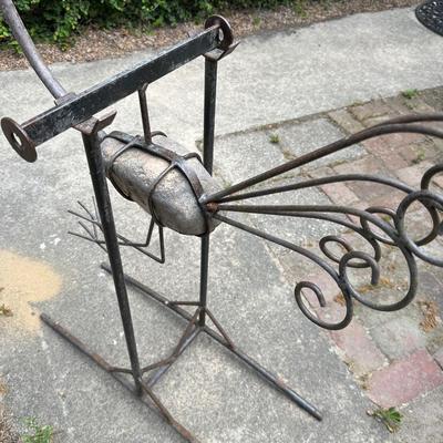 Scrap Metal Garden Sculpture Bird Art