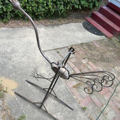 Scrap Metal Garden Sculpture Bird Art