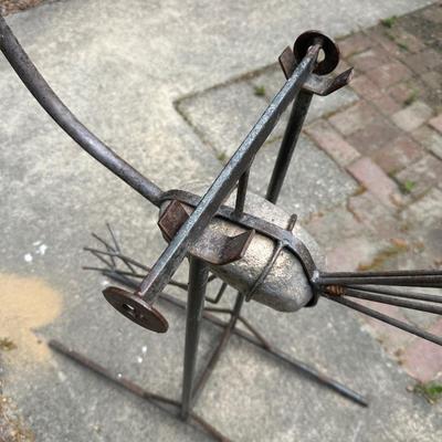 Scrap Metal Garden Sculpture Bird Art