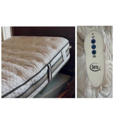 Serta Fullz Size Adjustable Bed with Remote Control – Head Lift Feature