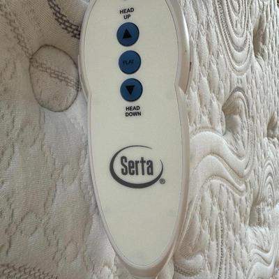 Serta Fullz Size Adjustable Bed with Remote Control – Head Lift Feature