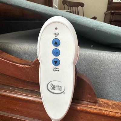 Serta Fullz Size Adjustable Bed with Remote Control – Head Lift Feature