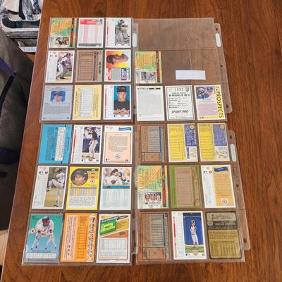 Lot of 34 Signed Autographed Baseball Cards Mostly Baltimore Orioles Cal Ripken Jr. ,Rick Dempsey, Al Bumbry , Bed McDonald, Jim Palmer...