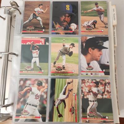 Baseball Card Album w Baltimore Orioles cards Several complete sets 1980's 1990's