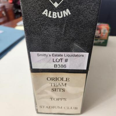 Baseball Card Album w Baltimore Orioles cards Several complete sets 1980's 1990's