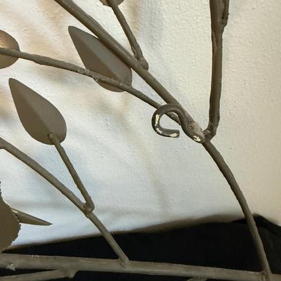 Metal Umbrella Stand and Metal Bird Art (B1-BM)