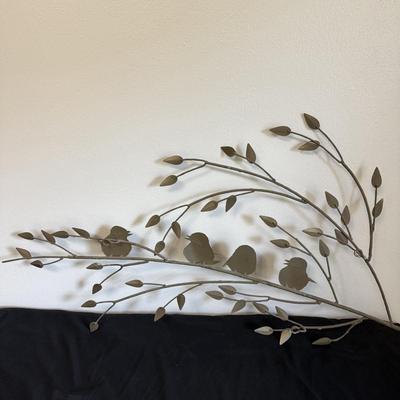 Metal Umbrella Stand and Metal Bird Art (B1-BM)