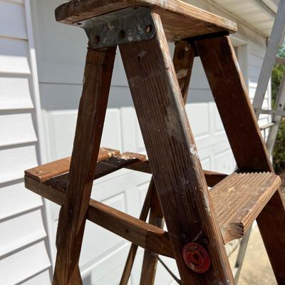 Vintage Wooden Ladder