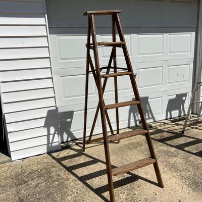 Vintage Wooden Ladder
