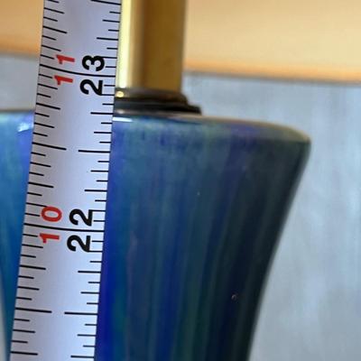 Large Vintage Ceramic Tabletop Lamp 43" Tall