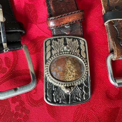 Group of Belts, 46-48”
