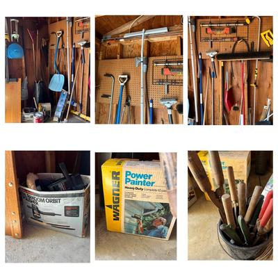 Tools Mixed Garage Lot - Hand, Garden, Auto, Yard, etc.