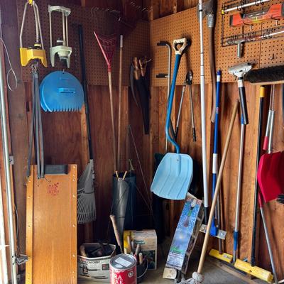 Tools Mixed Garage Lot - Hand, Garden, Auto, Yard, etc.