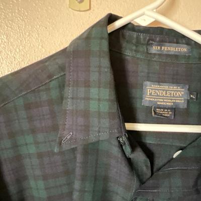 Minnesota Vikings Jacket and Pendleton Shirt, XL