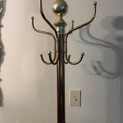 3 Pc Metal Rack Lot - Coat, Quilt, Magazine
