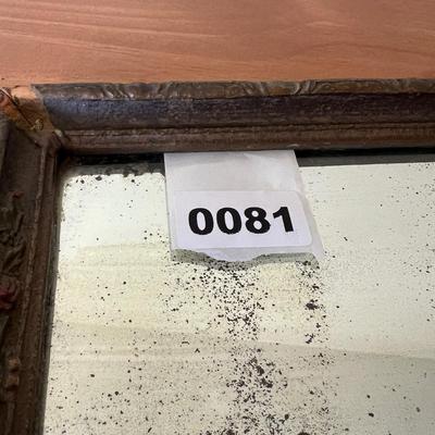 Antique Mirror, 2 Vintage Framed Prints