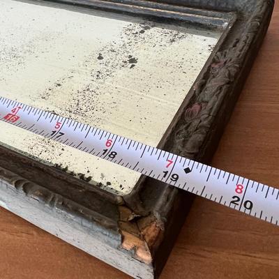 Antique Mirror, 2 Vintage Framed Prints