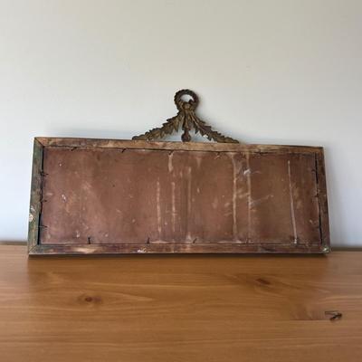 Antique Mirror, 2 Vintage Framed Prints