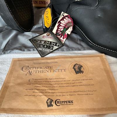 Chippewa Steel Toe Vibram Boot, Size 12D