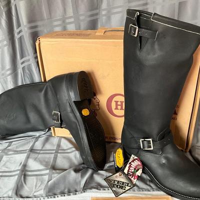 Chippewa Steel Toe Vibram Boot, Size 12D