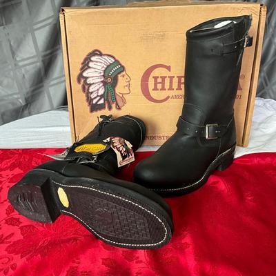 Chippewa Steel Toe Vibram Boot Size 8D
