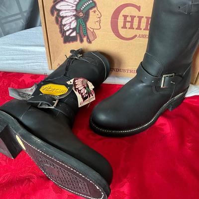 Chippewa Steel Toe Vibram Boot Size 8D