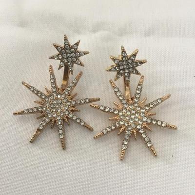 Star, Sunburst earrings