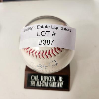 Cal Ripken Jr. MVP OMLB Signed Autographed 1991 Toronto All Star Game Baseball