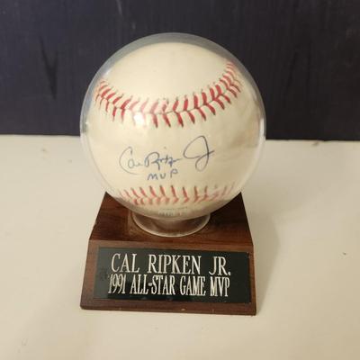 Cal Ripken Jr. MVP OMLB Signed Autographed 1991 Toronto All Star Game Baseball