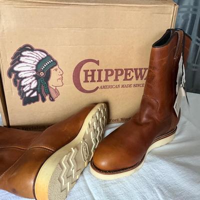Chippewa Steel Toe Vibram Boot 8D
