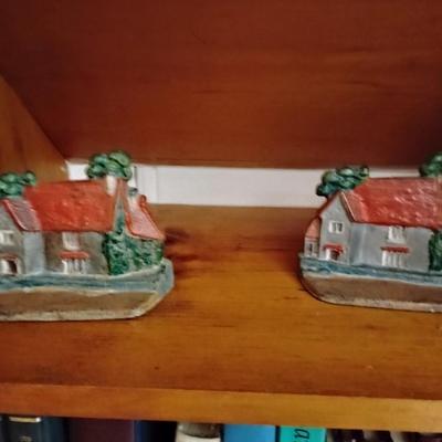 Decorations on shelf