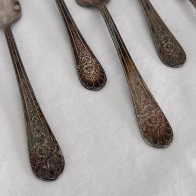 41-Piece WM Rogers ‘Jubilee’ Silver Plated Flatware (DR-DZ)