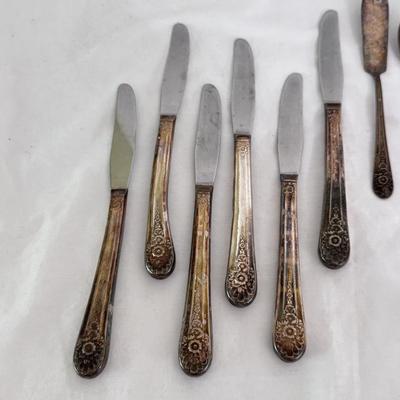 41-Piece WM Rogers ‘Jubilee’ Silver Plated Flatware (DR-DZ)