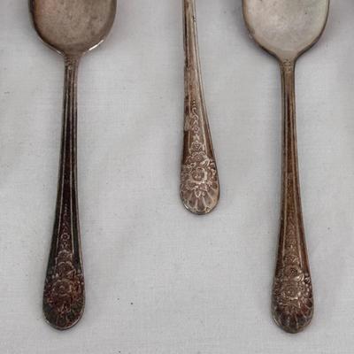 41-Piece WM Rogers ‘Jubilee’ Silver Plated Flatware (DR-DZ)