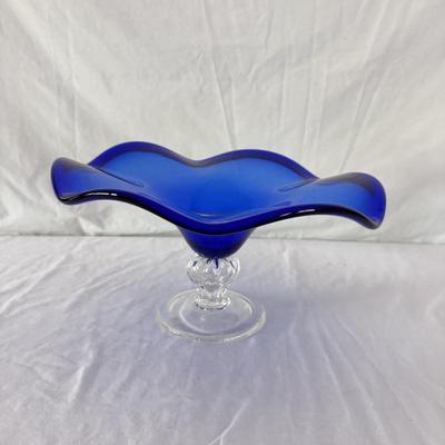 Cobalt Blue Glass Bowl (DR-DZ)