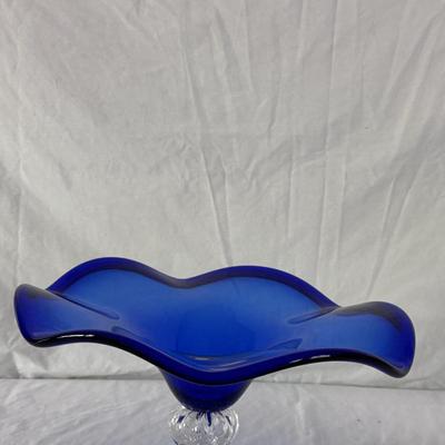 Cobalt Blue Glass Bowl (DR-DZ)