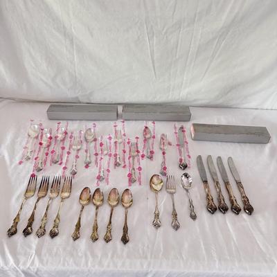 25-Piece International Deep Silver Inlaid Flatware Set and More (DR-DZ)