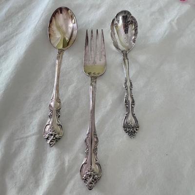 25-Piece International Deep Silver Inlaid Flatware Set and More (DR-DZ)