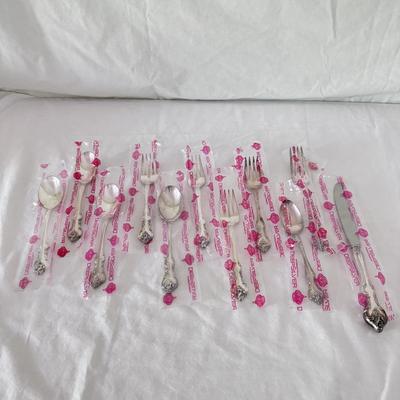 25-Piece International Deep Silver Inlaid Flatware Set and More (DR-DZ)